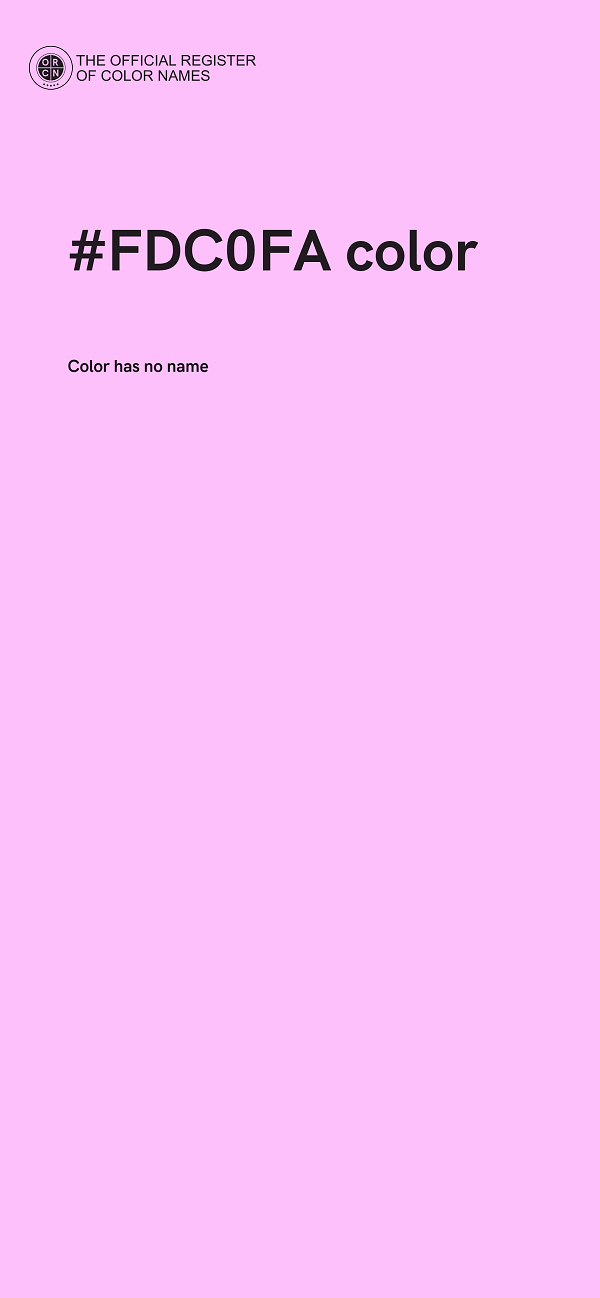 #FDC0FA color image