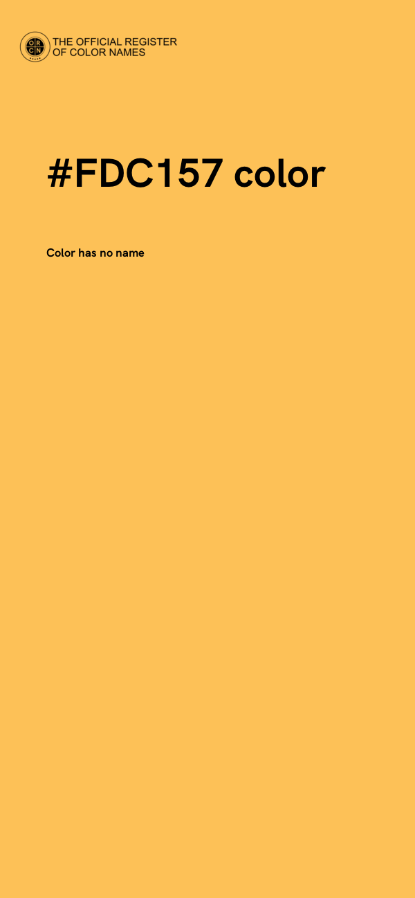 #FDC157 color image