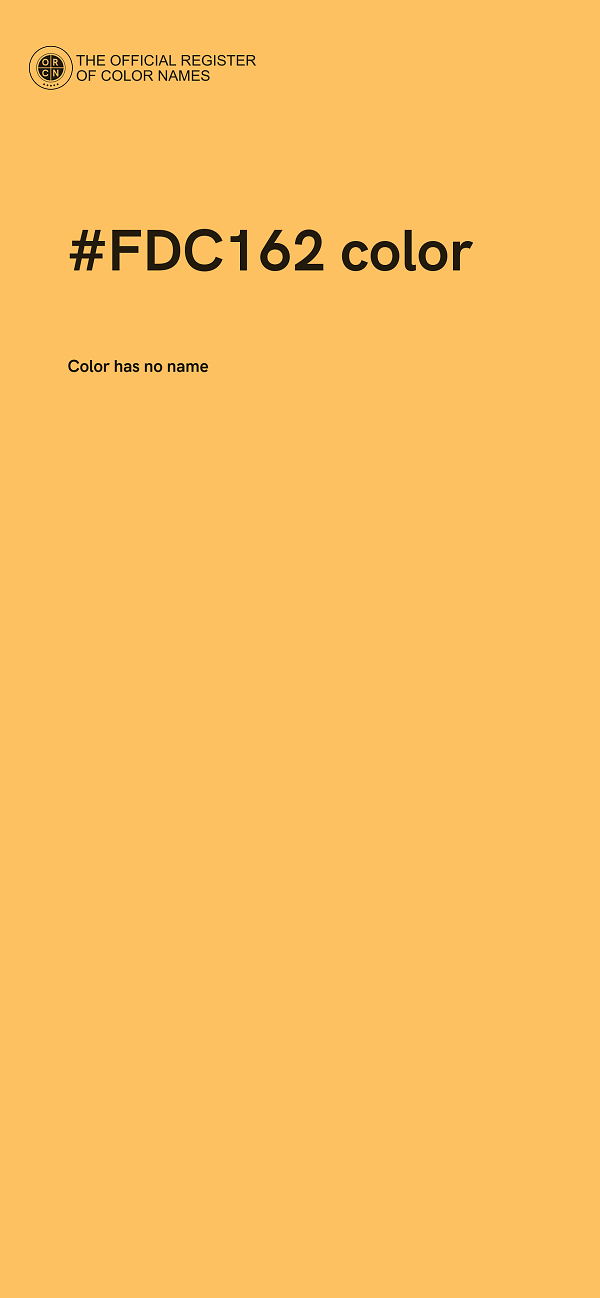 #FDC162 color image