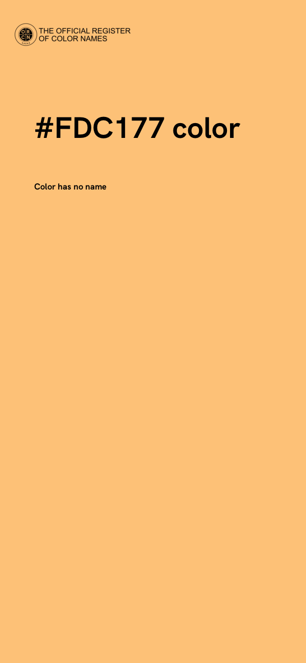 #FDC177 color image