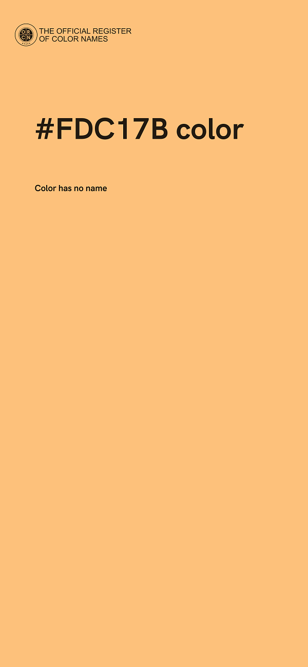 #FDC17B color image