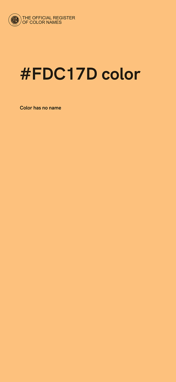 #FDC17D color image