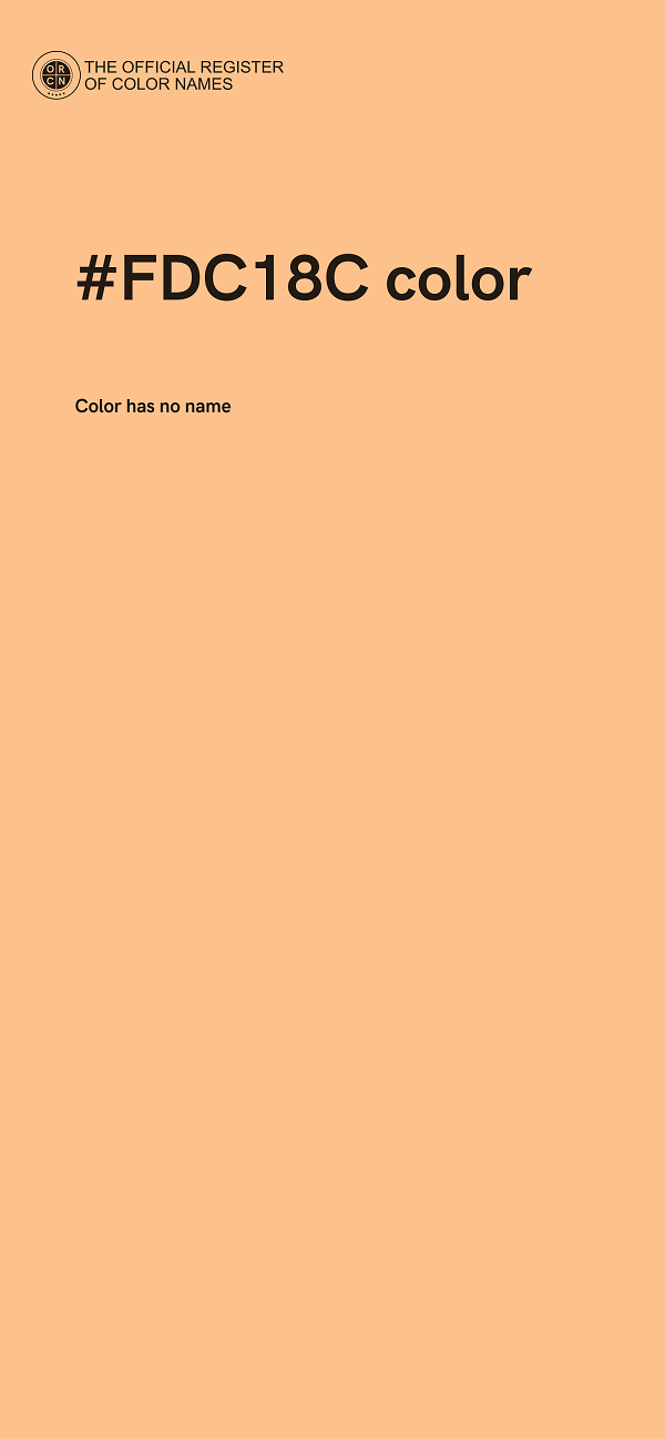 #FDC18C color image