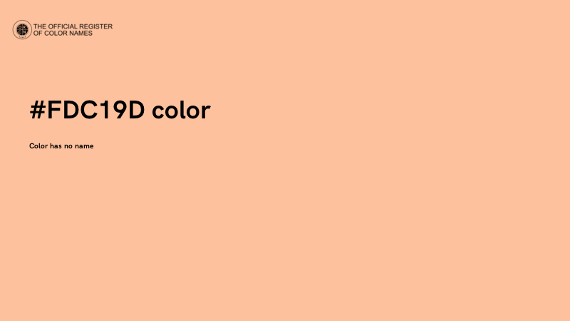 #FDC19D color image