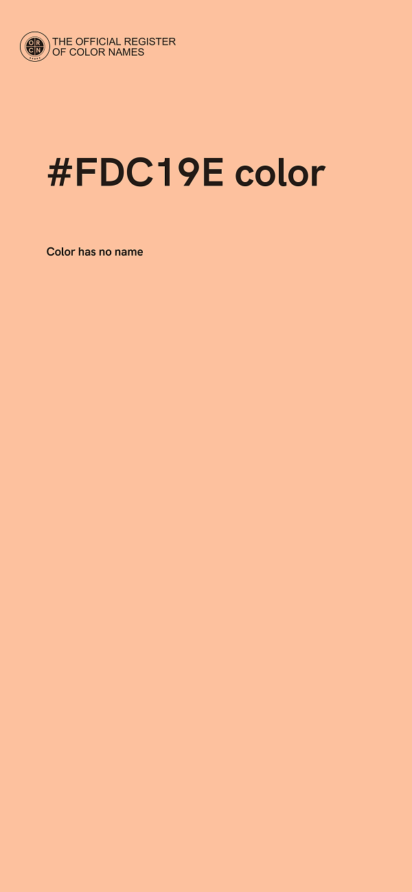 #FDC19E color image