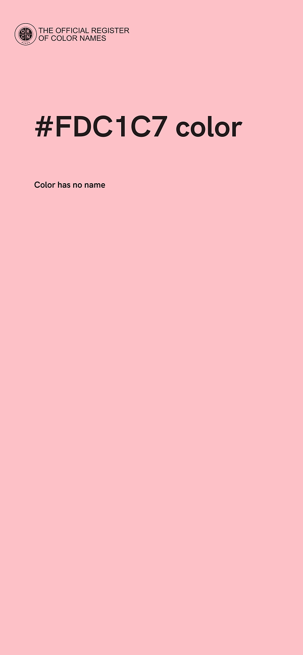 #FDC1C7 color image