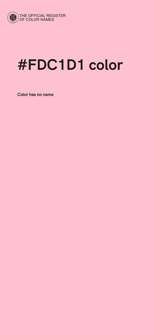 #FDC1D1 color image