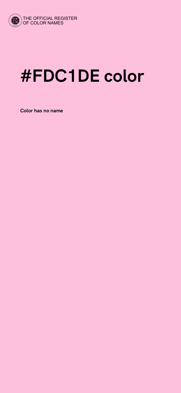 #FDC1DE color image