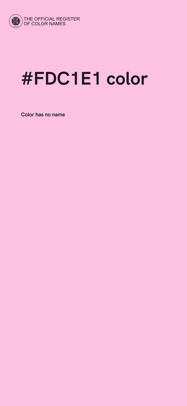 #FDC1E1 color image
