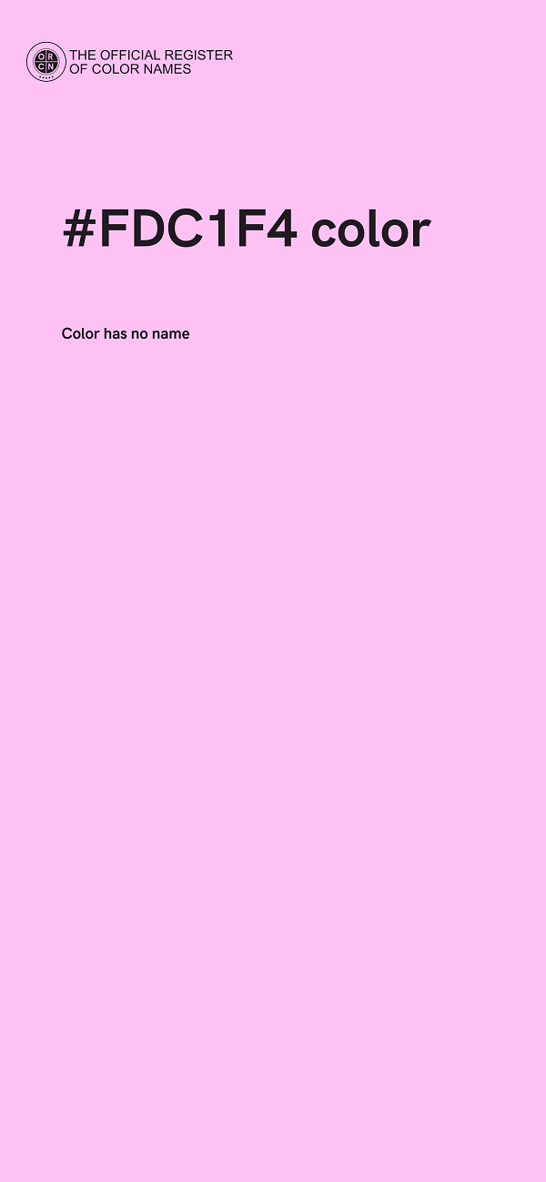 #FDC1F4 color image