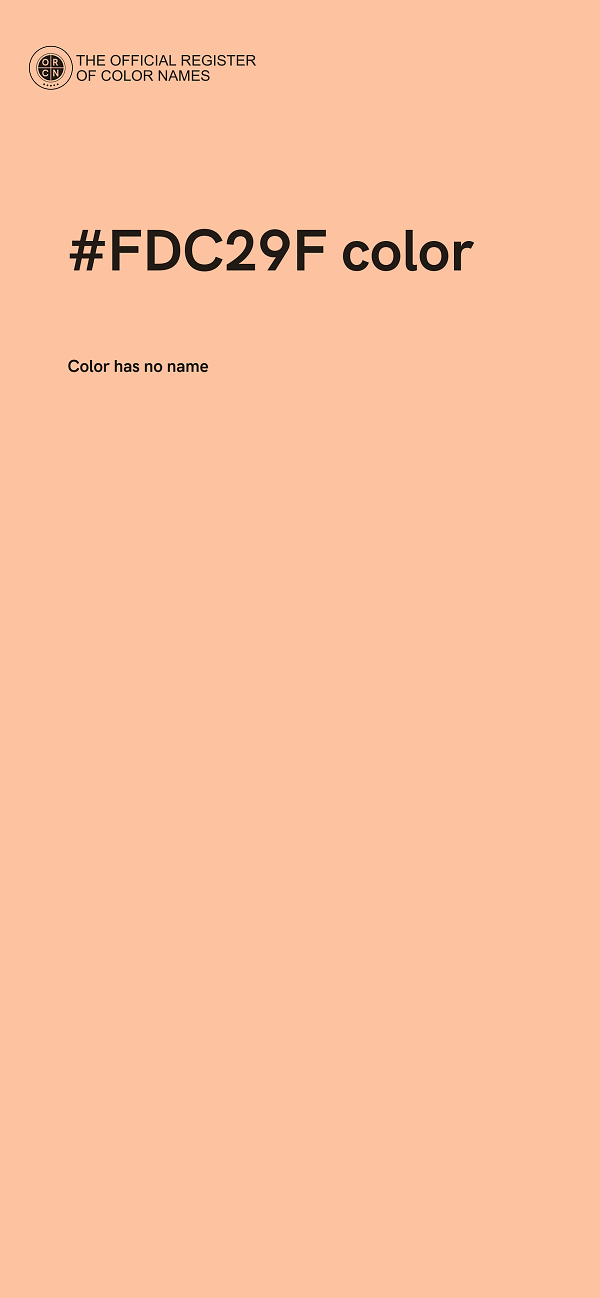 #FDC29F color image