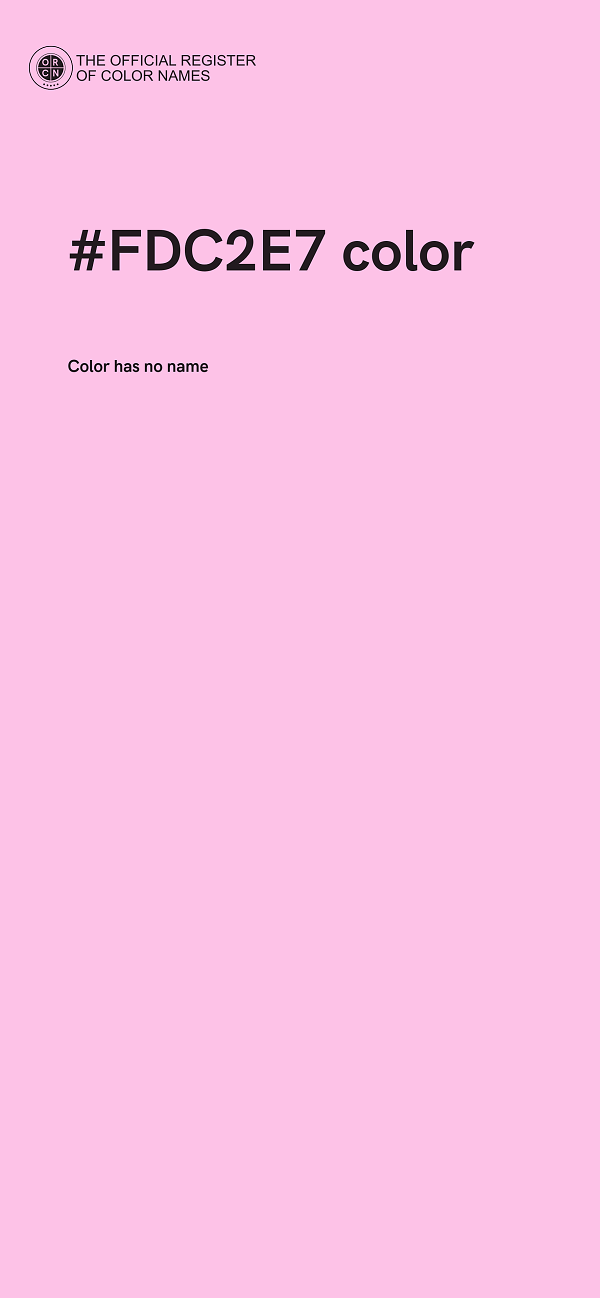 #FDC2E7 color image