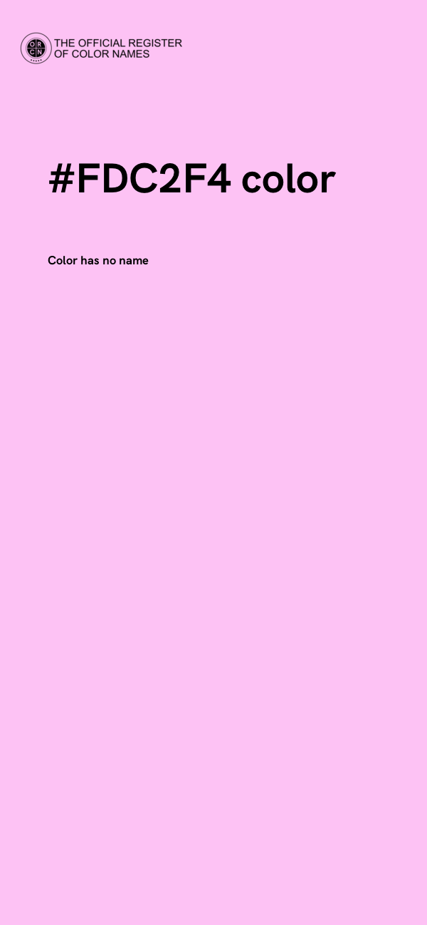 #FDC2F4 color image
