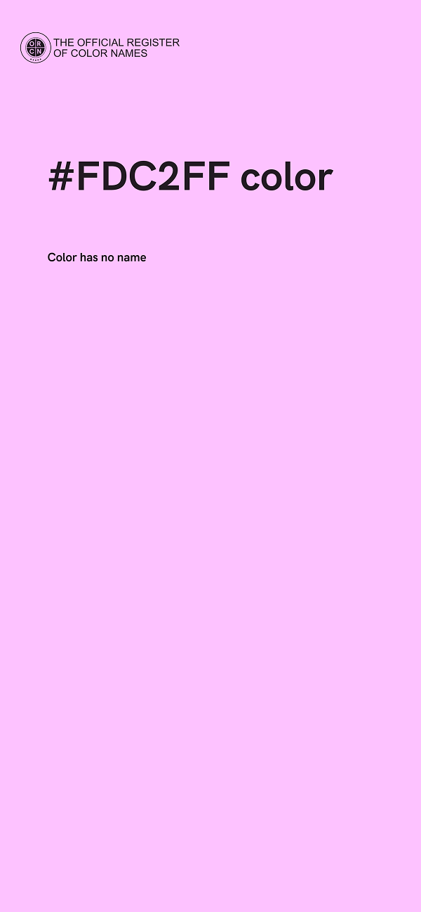 #FDC2FF color image