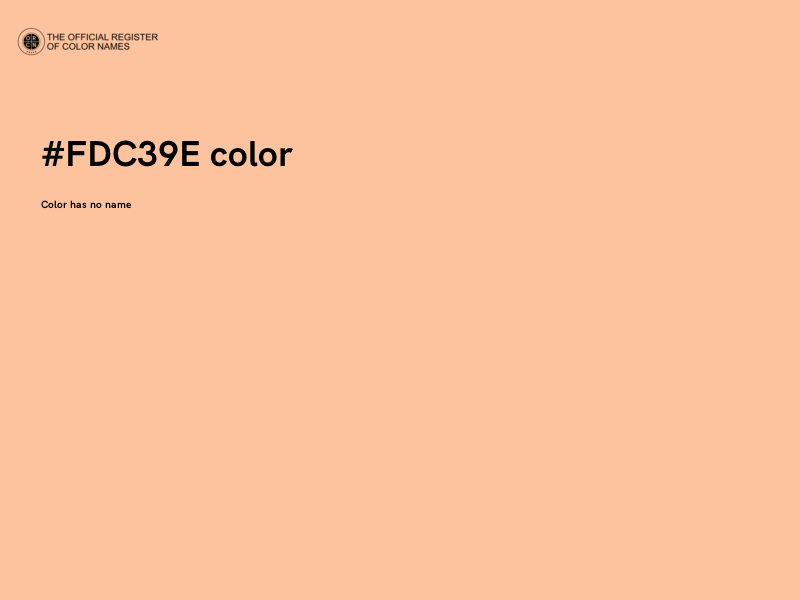#FDC39E color image