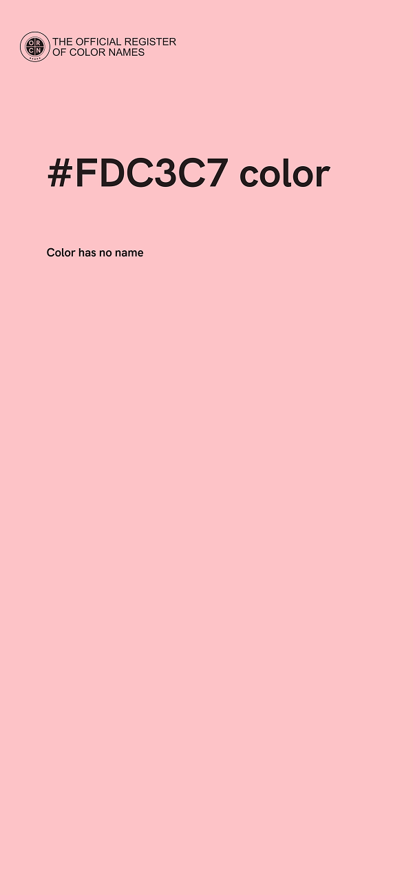 #FDC3C7 color image
