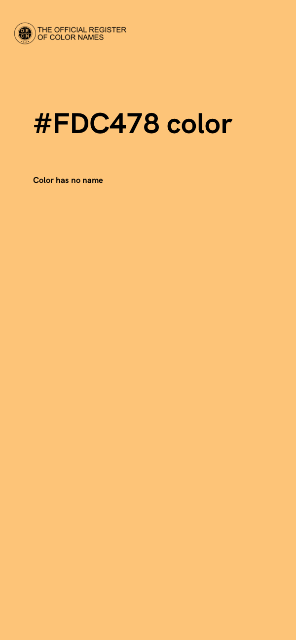#FDC478 color image
