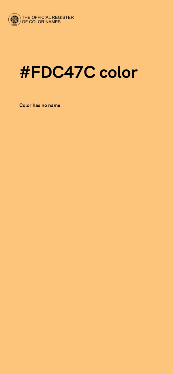 #FDC47C color image
