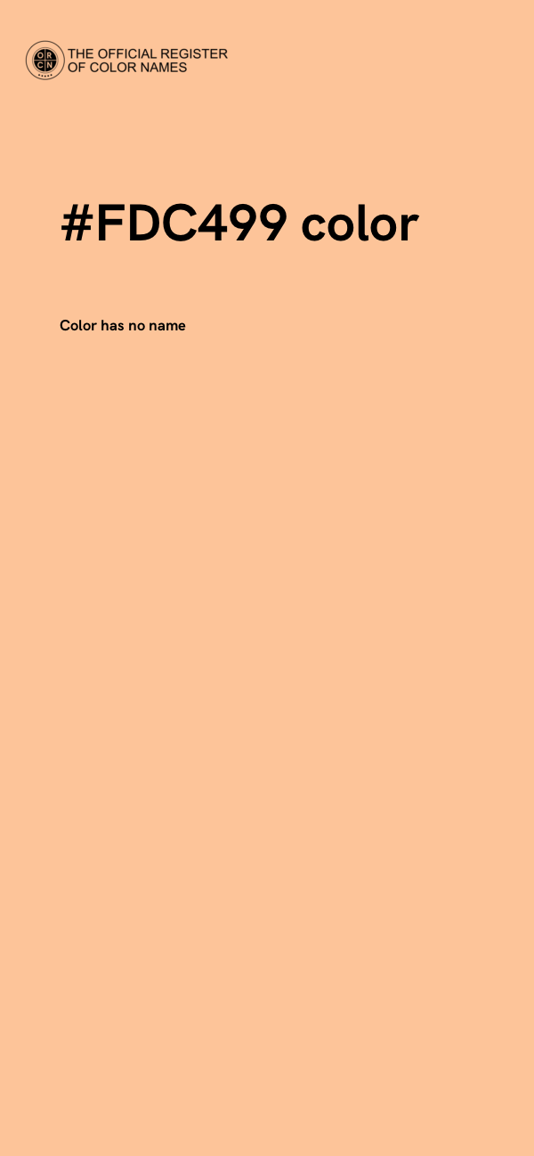 #FDC499 color image
