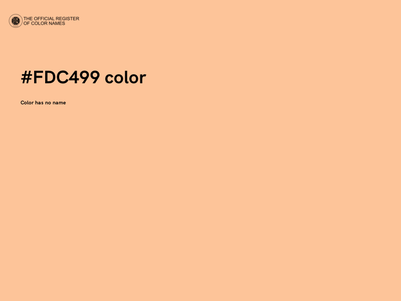 #FDC499 color image