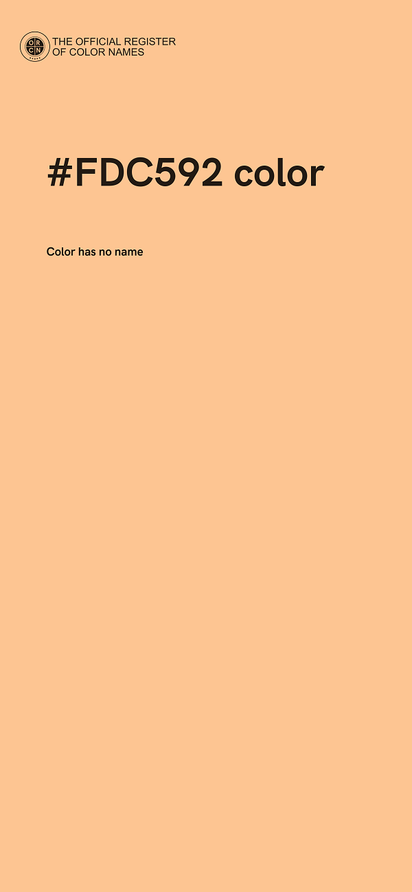 #FDC592 color image