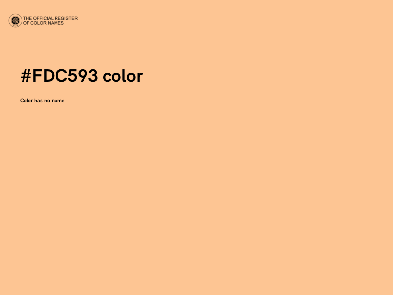 #FDC593 color image