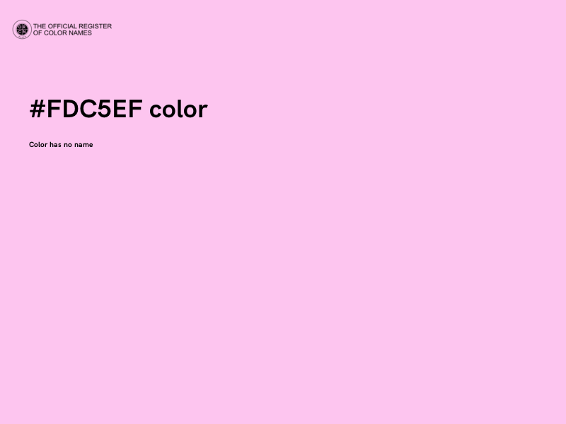 #FDC5EF color image