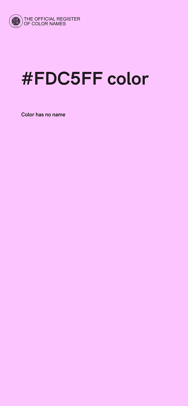 #FDC5FF color image