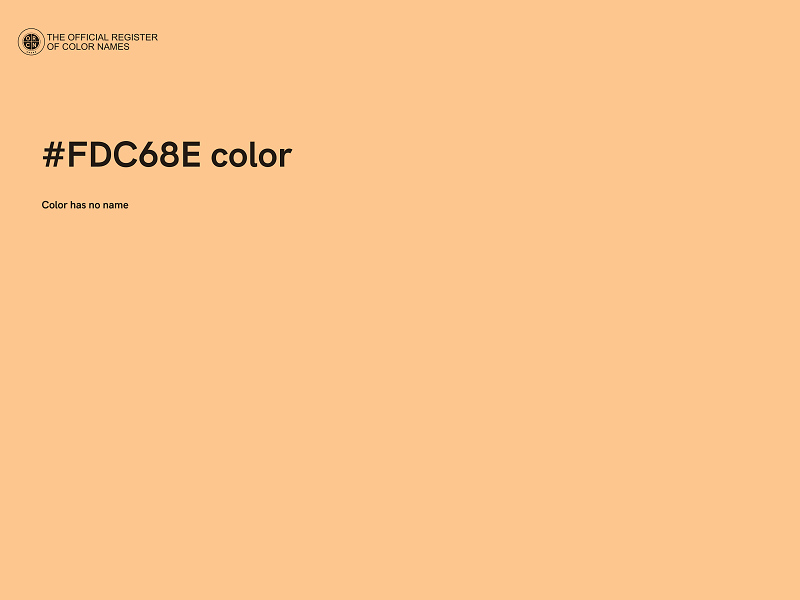 #FDC68E color image