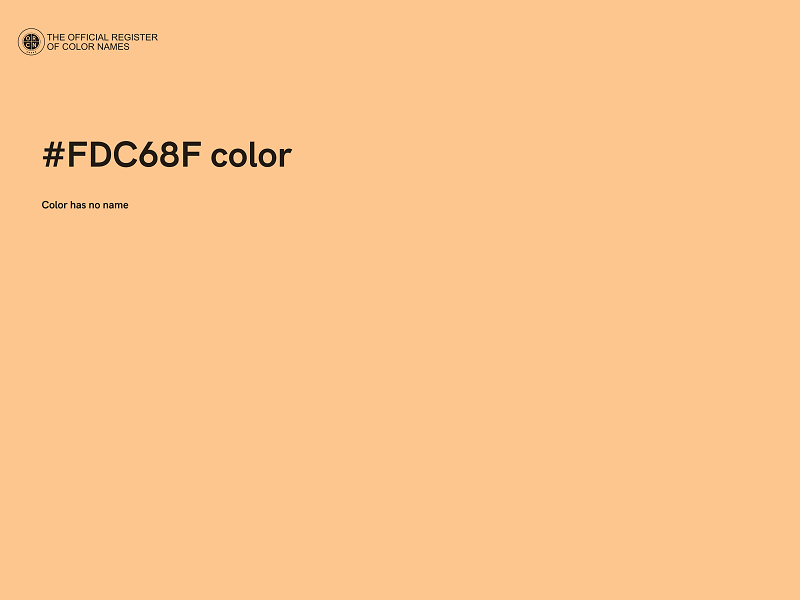 #FDC68F color image