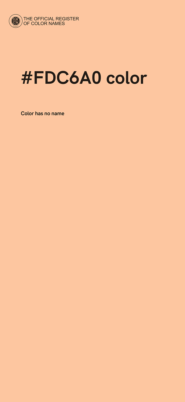 #FDC6A0 color image