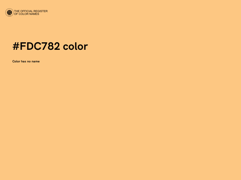 #FDC782 color image