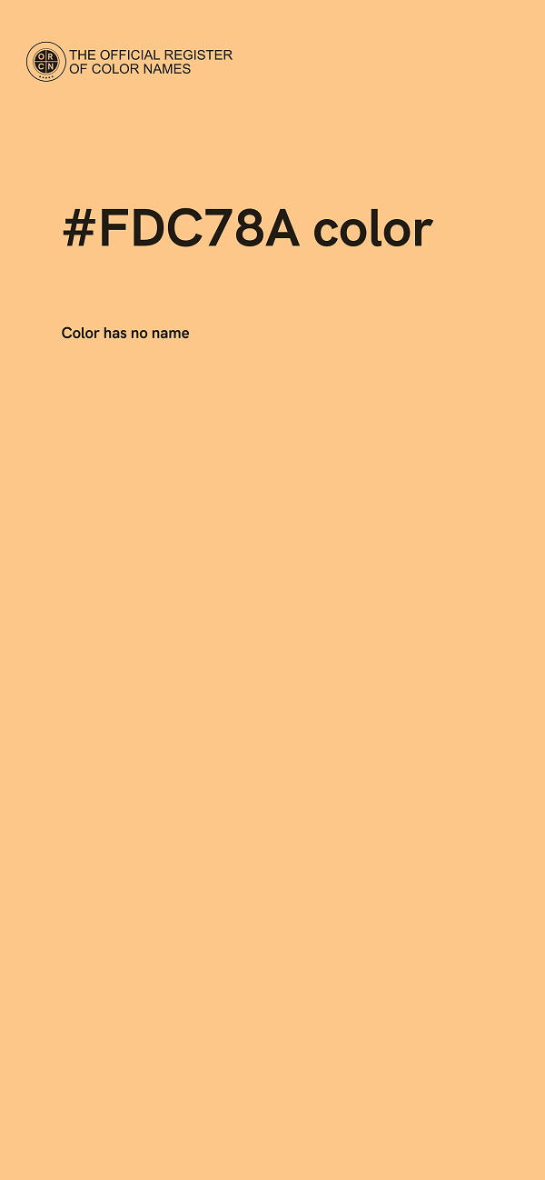 #FDC78A color image