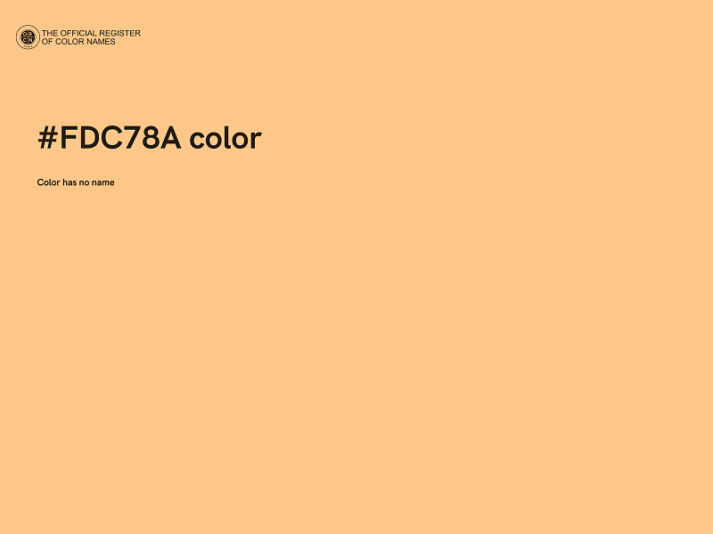 #FDC78A color image