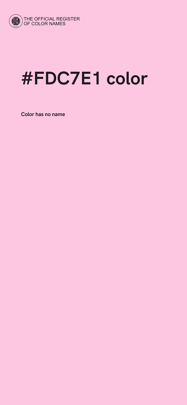 #FDC7E1 color image