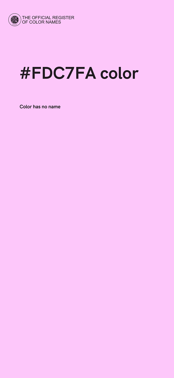 #FDC7FA color image
