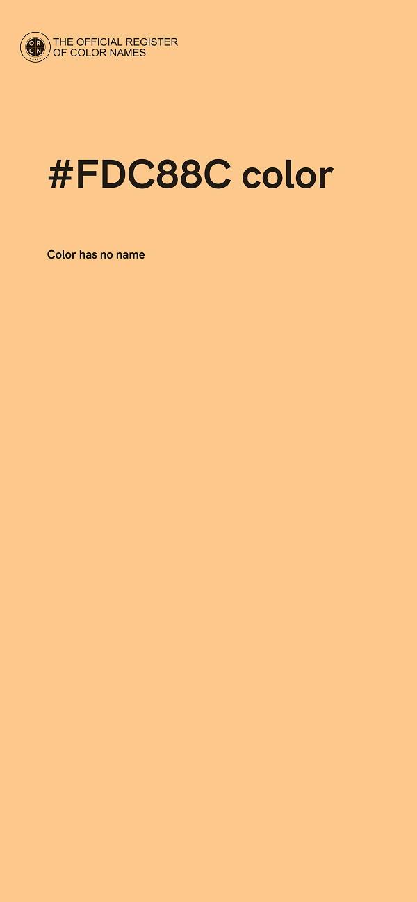 #FDC88C color image
