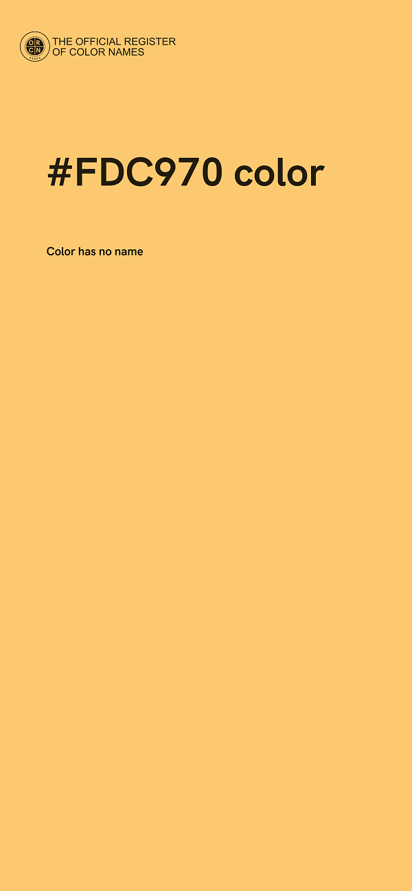 #FDC970 color image