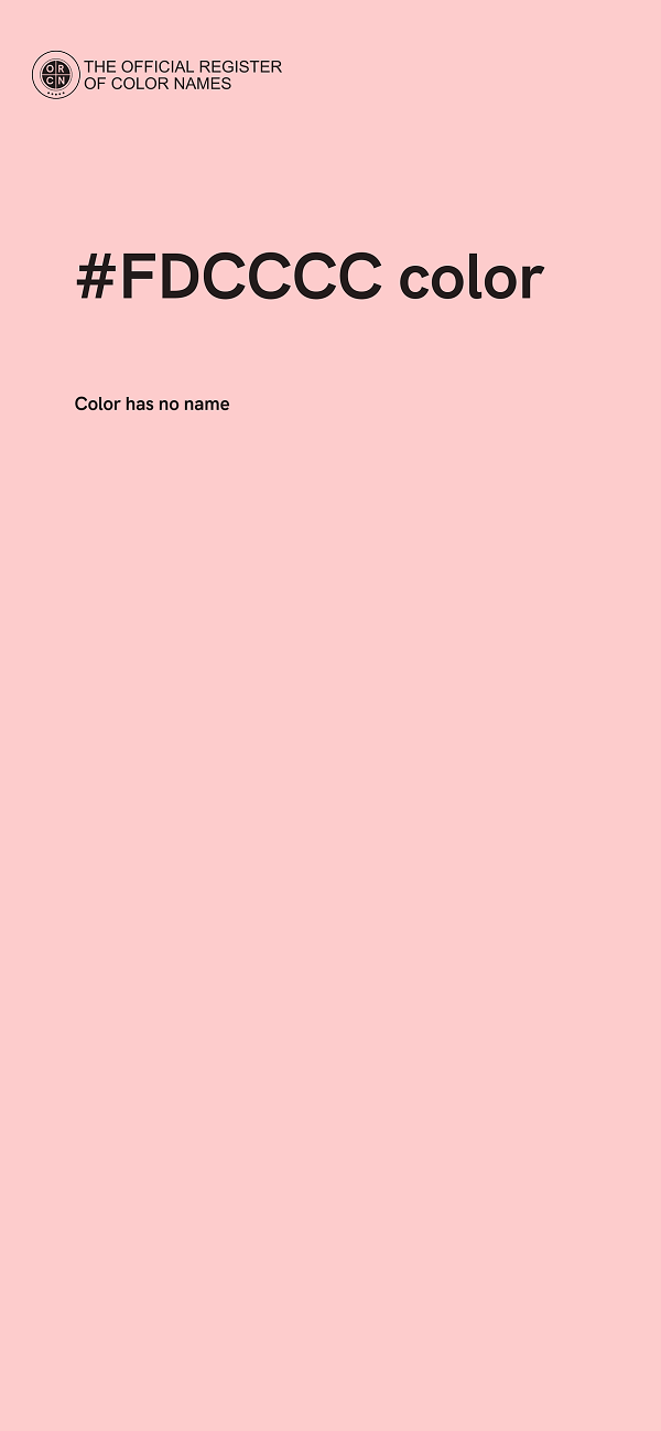 #FDCCCC color image