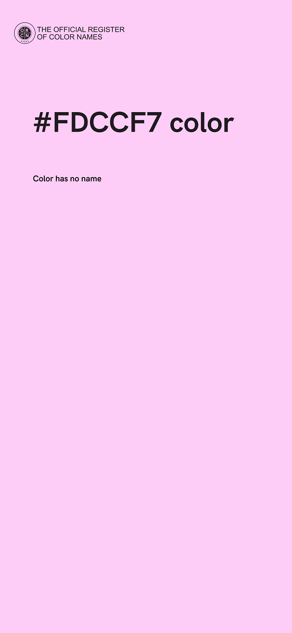 #FDCCF7 color image