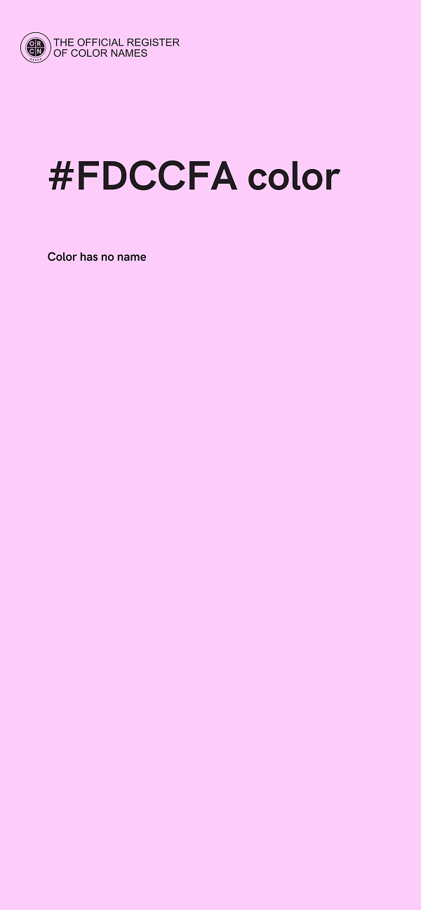 #FDCCFA color image