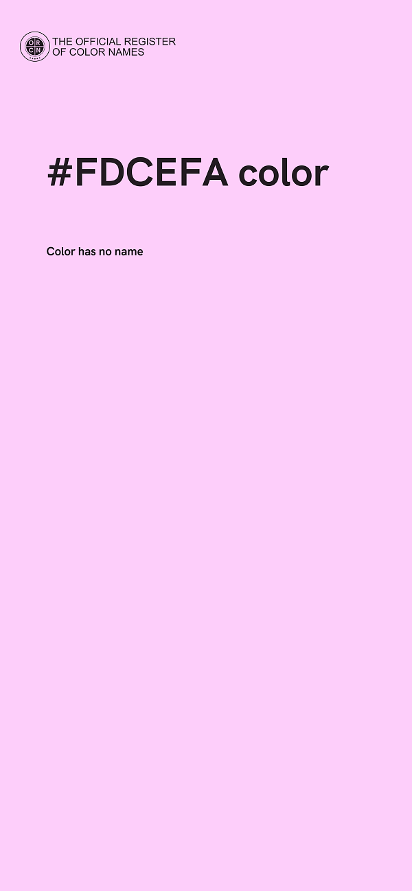 #FDCEFA color image