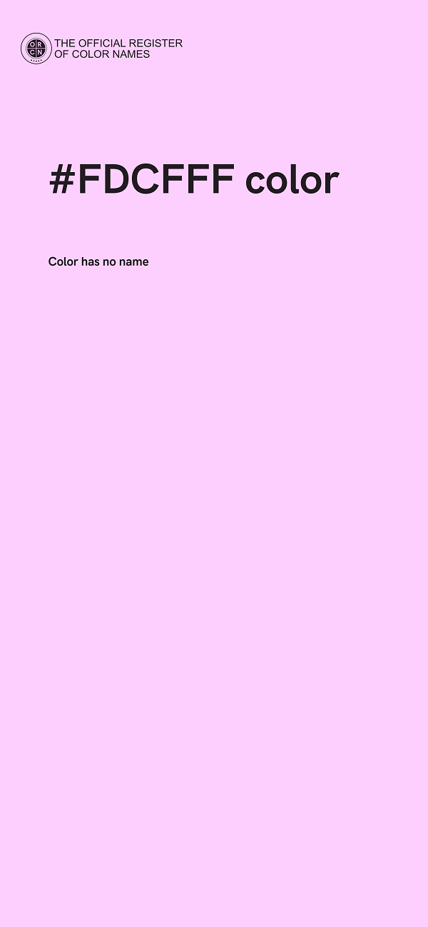 #FDCFFF color image