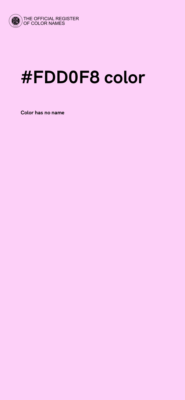 #FDD0F8 color image