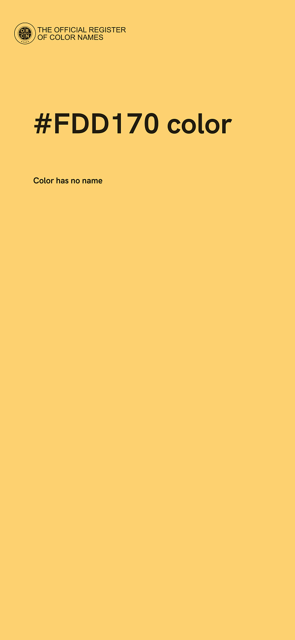#FDD170 color image