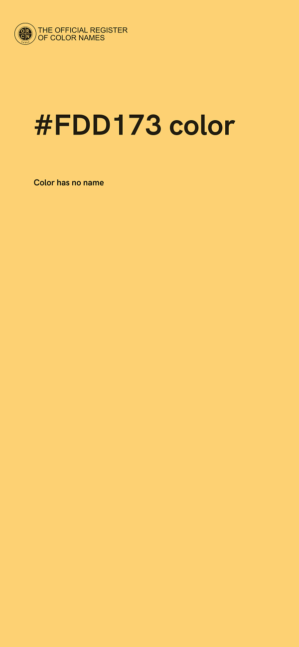 #FDD173 color image