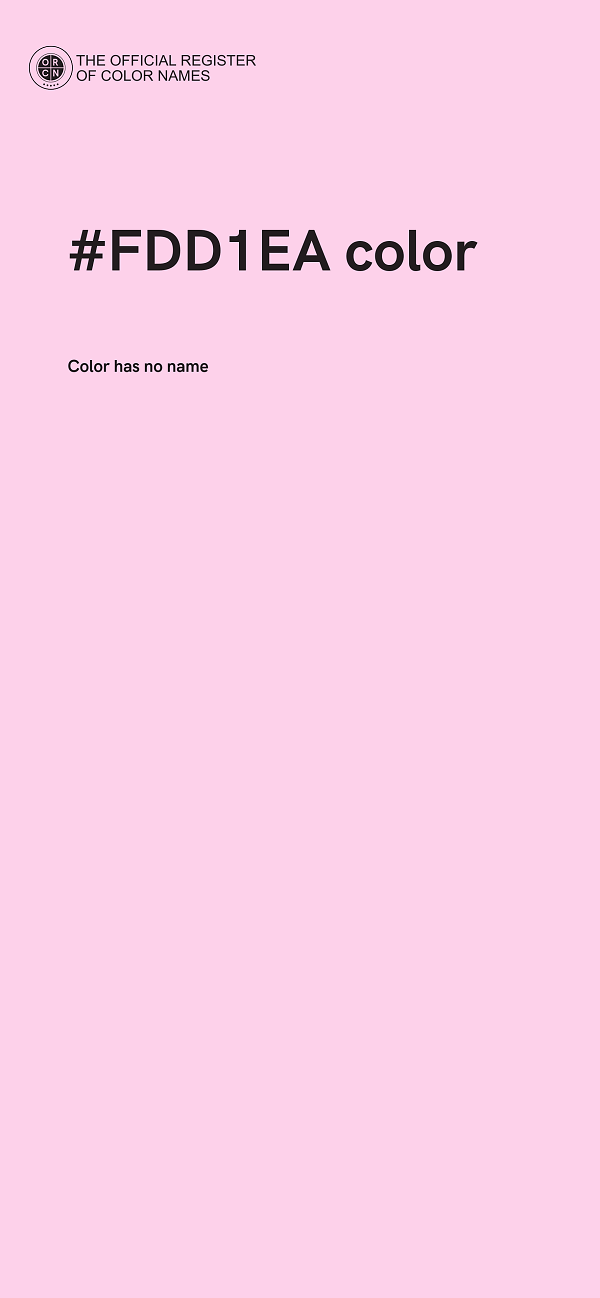 #FDD1EA color image