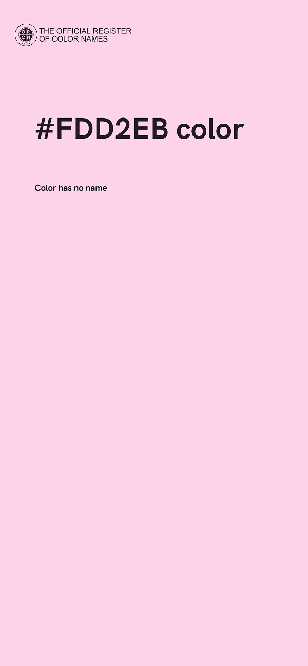 #FDD2EB color image