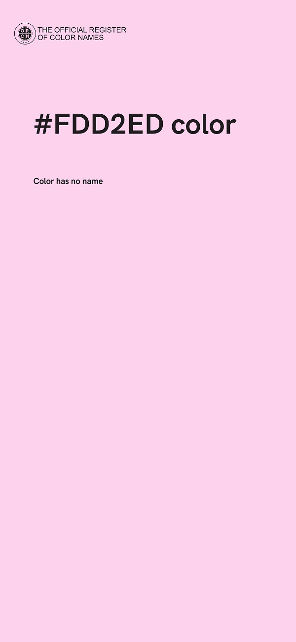 #FDD2ED color image