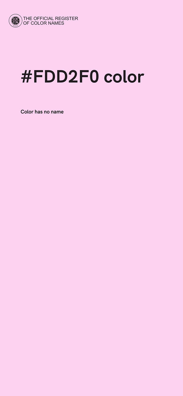 #FDD2F0 color image